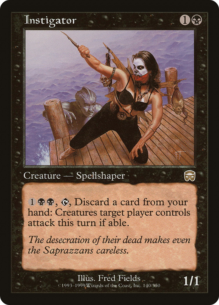 Image of Instigator (MMQ-140) - Mercadian Masques