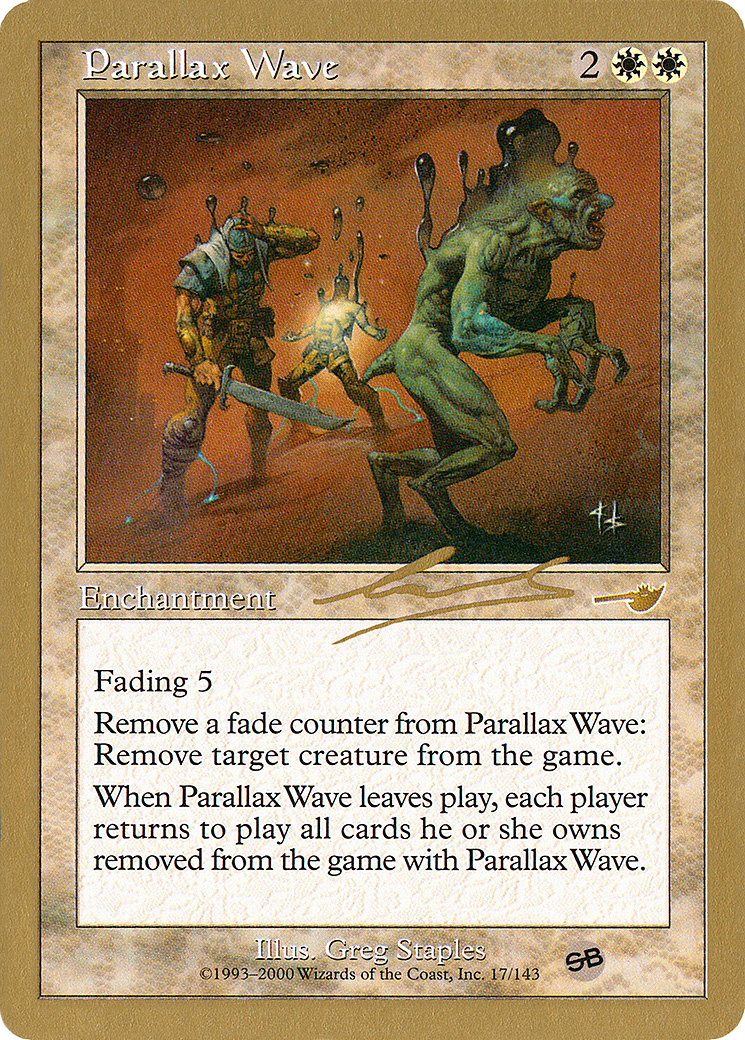 Image of Parallax Wave - 2000 Nicolas Labarre (NMS) (SB) (WCD-) - World Championship Decks 2000