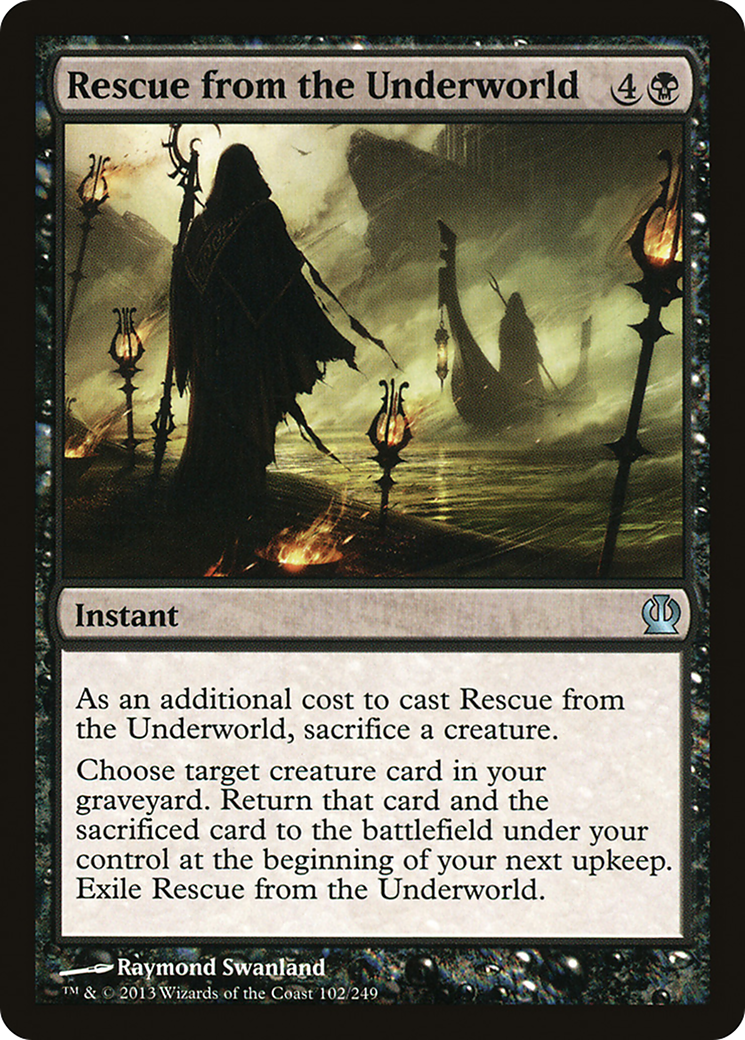 Image of Rescue from the Underworld (THS-102) - Theros Foil