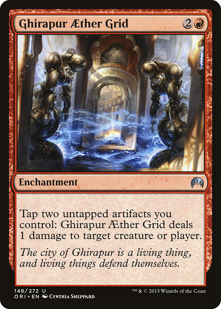 Image of Ghirapur Aether Grid (ORI-148) - Magic Origins Foil