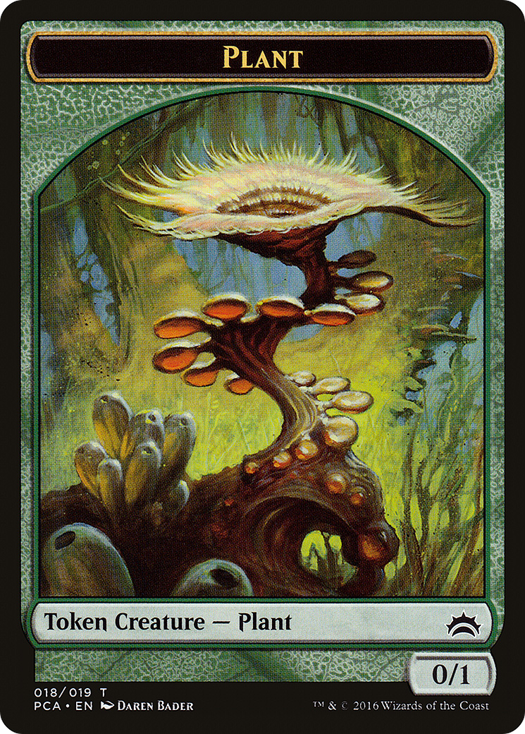 Image of Plant // Ooze Double-sided Token (PCA-18 // 16) - Planechase Anthology Tokens