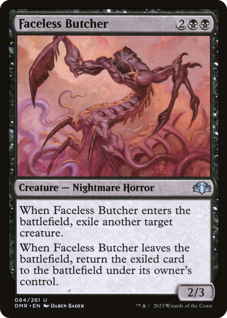 Image of Faceless Butcher (DMR-084) - Dominaria Remastered