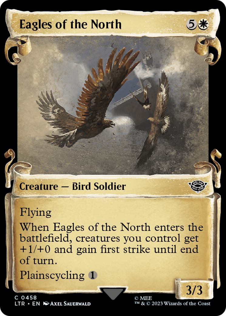 Image of Eagles of the North (Showcase Scrolls) (LTR-458) - The Lord of the Rings: Tales of Middle-earth: (Showcase)