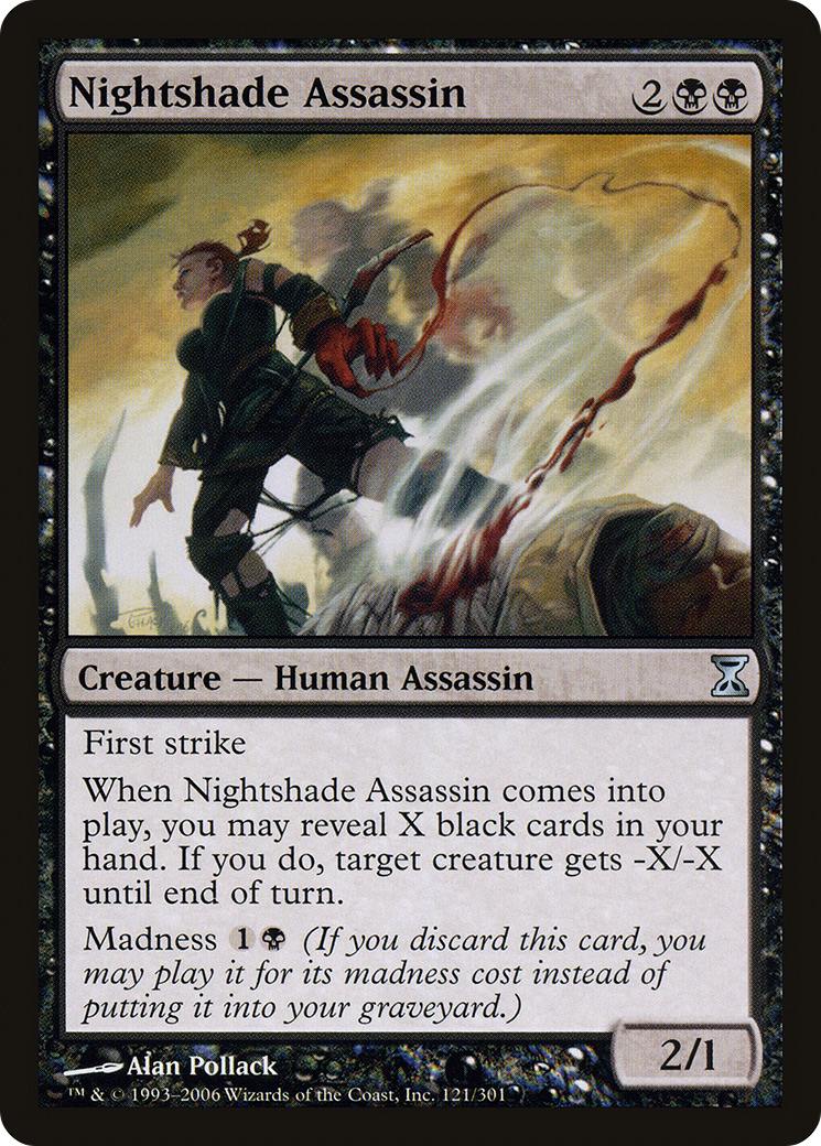 Image of Nightshade Assassin (TSP-121) - Time Spiral