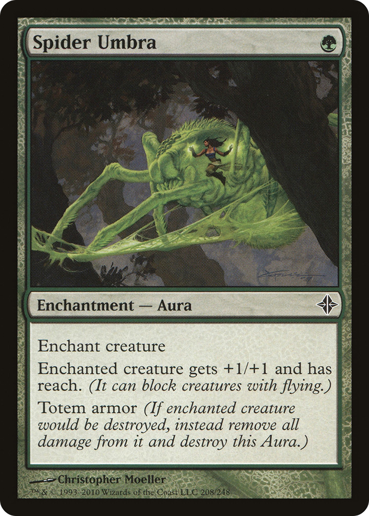 Image of Spider Umbra (ROE-208) - Rise of the Eldrazi Foil
