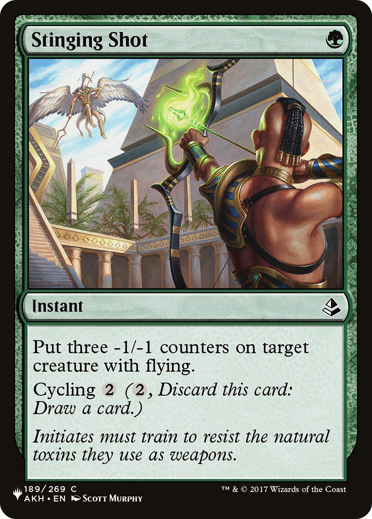 Image of Stinging Shot (LIST-AKH-189) - The List