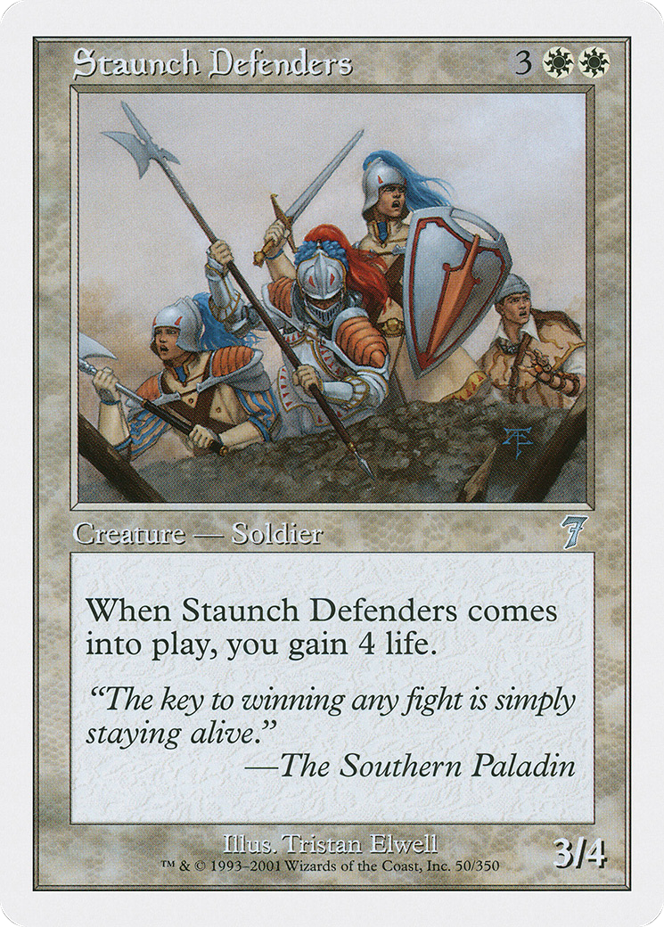 Image of Staunch Defenders (7ED-050) - 7th Edition