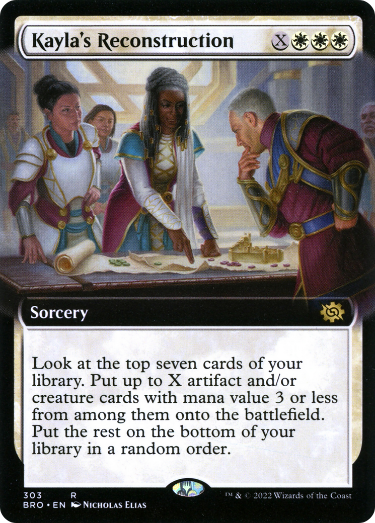 Image of Kayla's Reconstruction (Extended Art) (BRO-303) - The Brothers' War: (Extended Art)