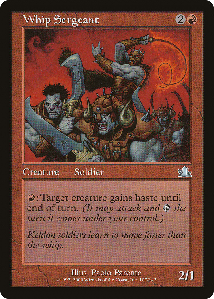 Image of Whip Sergeant (PCY-107) - Prophecy