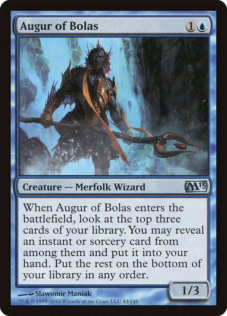 Image of Augur of Bolas (M13-043) - Magic 2013
