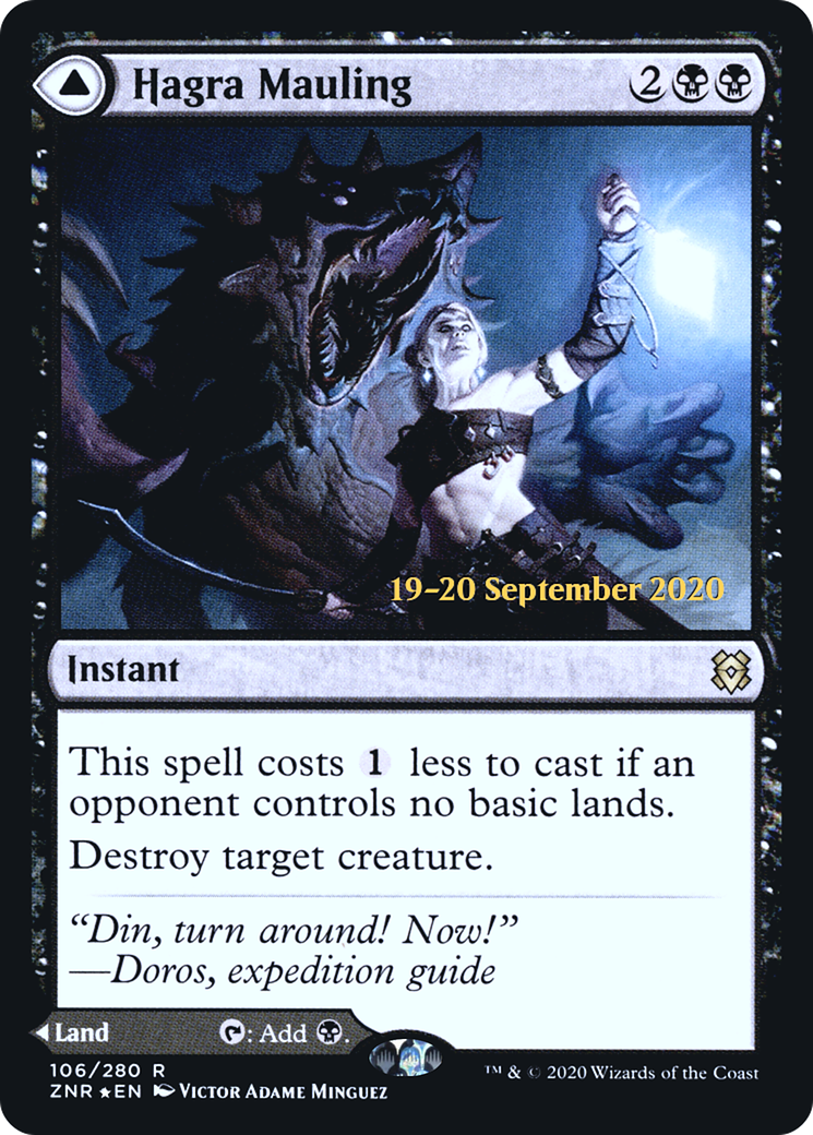 Image of Hagra Mauling (PRE-106) - Zendikar Rising Promos Foil
