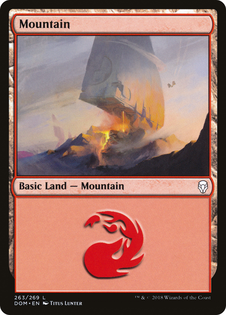 Image of Mountain (263) (DOM-263) - Dominaria