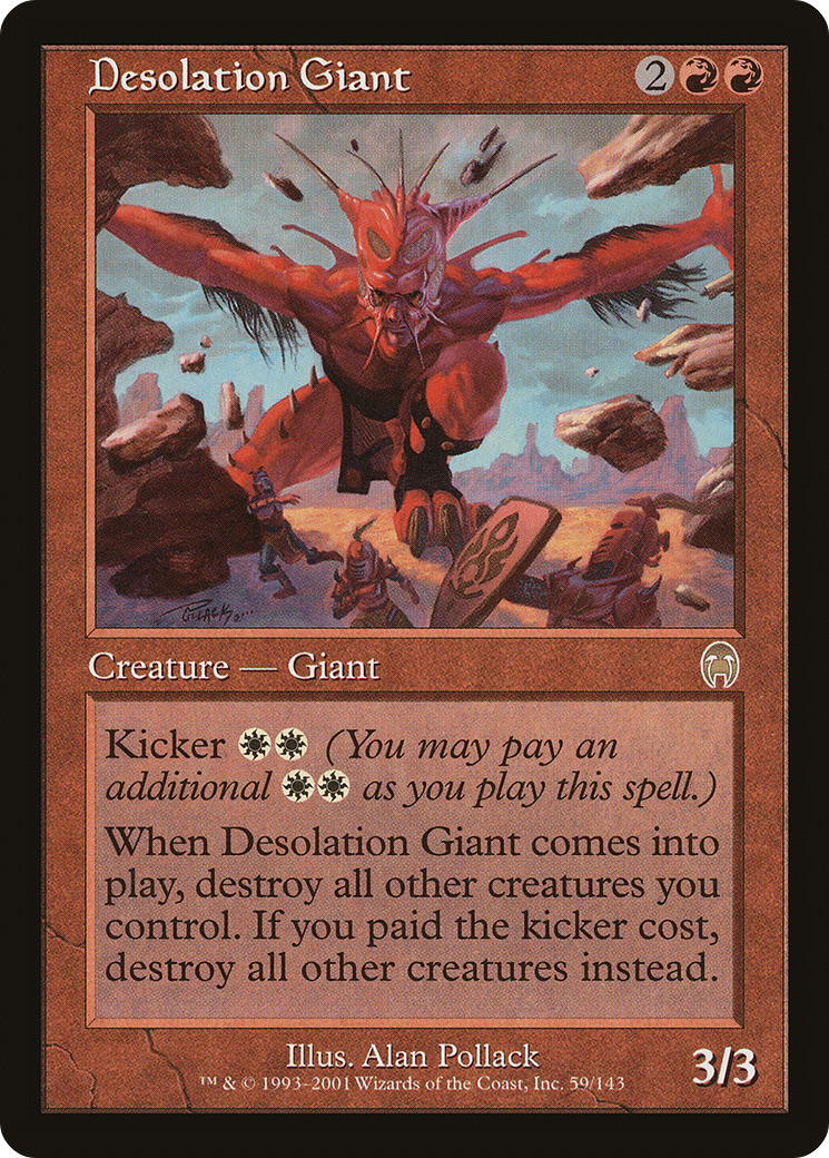 Image of Desolation Giant (APC-059) - Apocalypse Foil