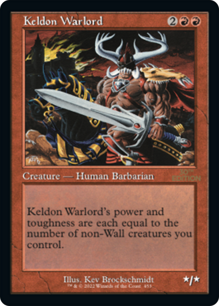 Image of Keldon Warlord (Retro Frame) (30A-453) - 30th Anniversary Edition