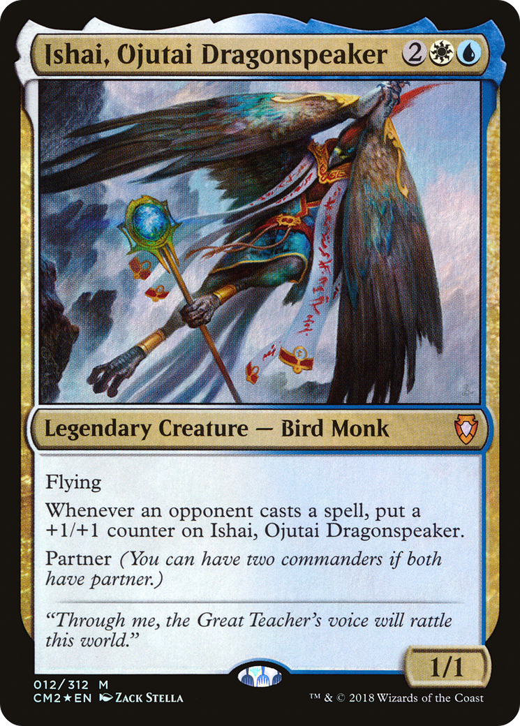 Image of Ishai, Ojutai Dragonspeaker (CM2-012) - Commander Anthology Volume II Foil