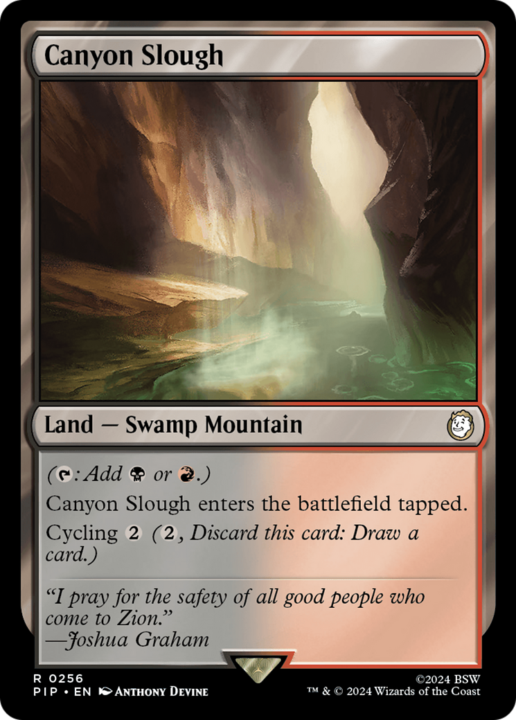 Image of Canyon Slough (PIP-256) - Fallout Foil