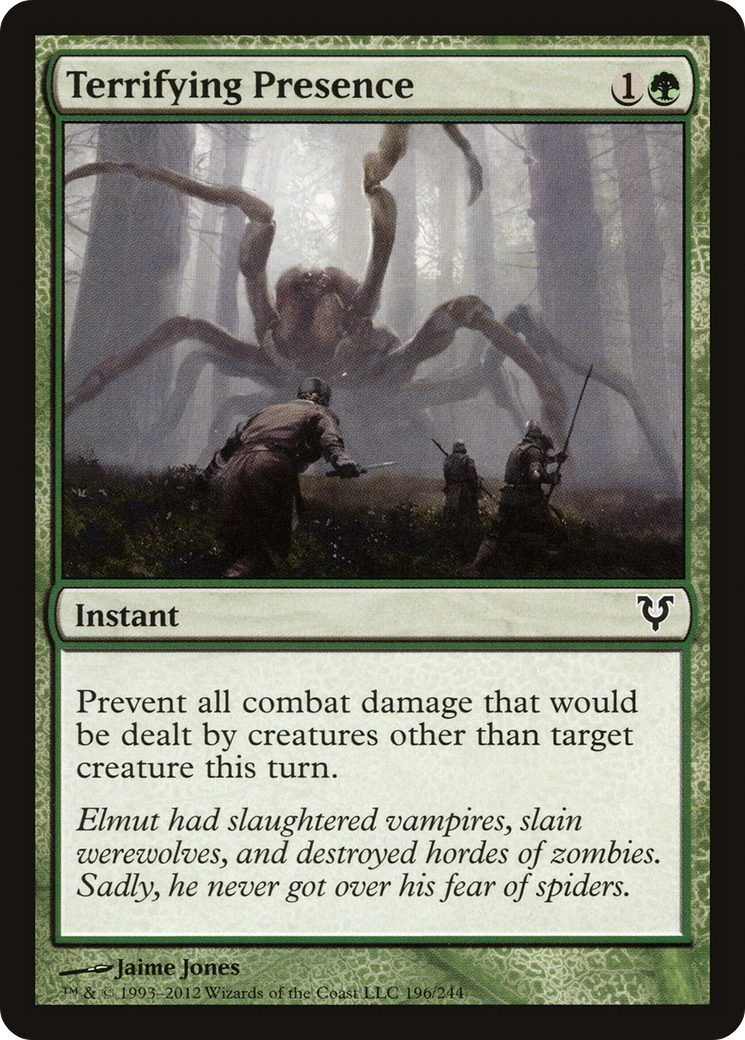 Image of Terrifying Presence (AVR-196) - Avacyn Restored Foil
