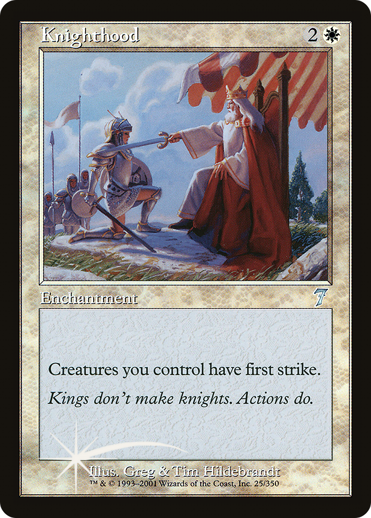 Image of Knighthood (7ED-025) - 7th Edition
