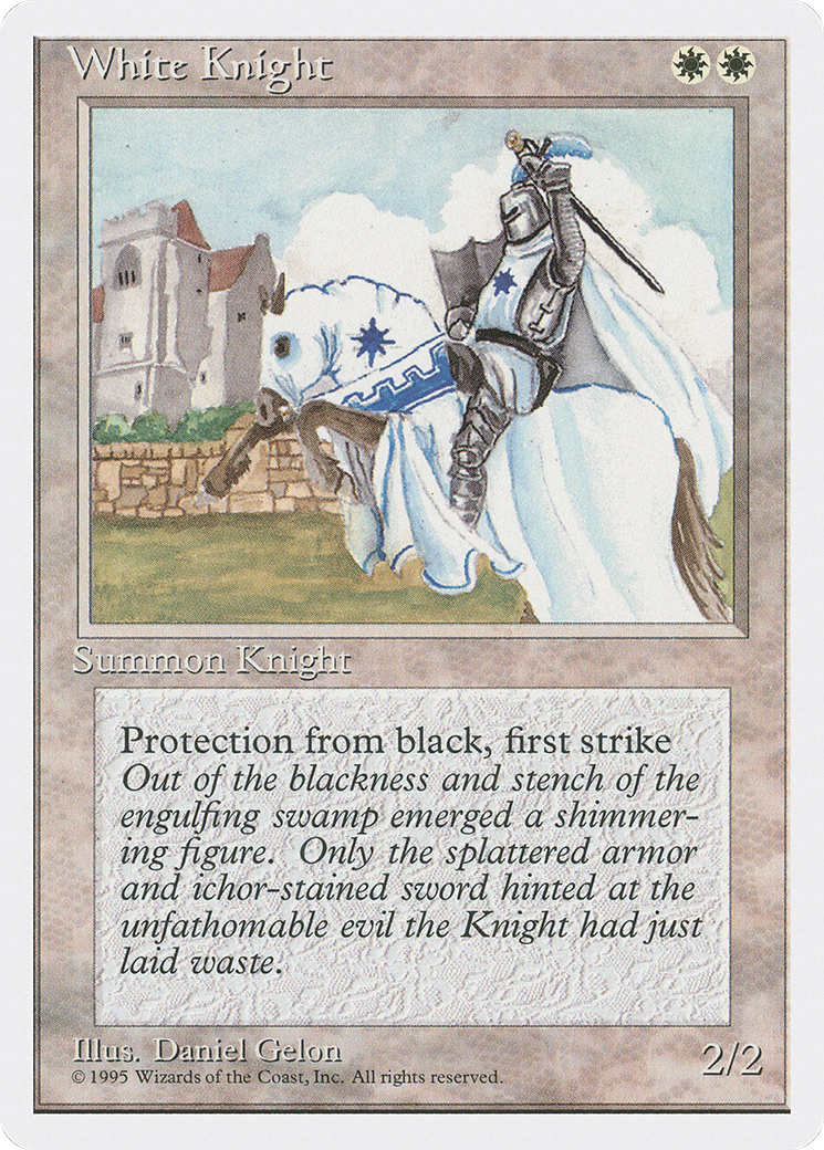 Image of White Knight (4ED-) - Fourth Edition