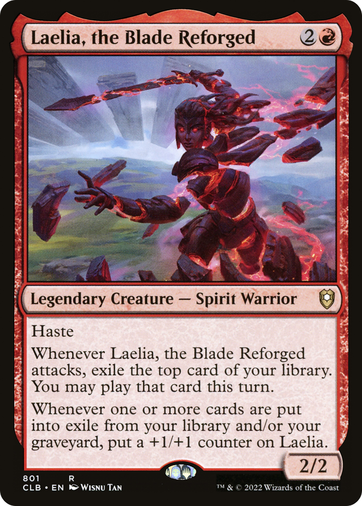 Image of Laelia, the Blade Reforged (CLB-801) - Commander Legends: Battle for Baldur's Gate