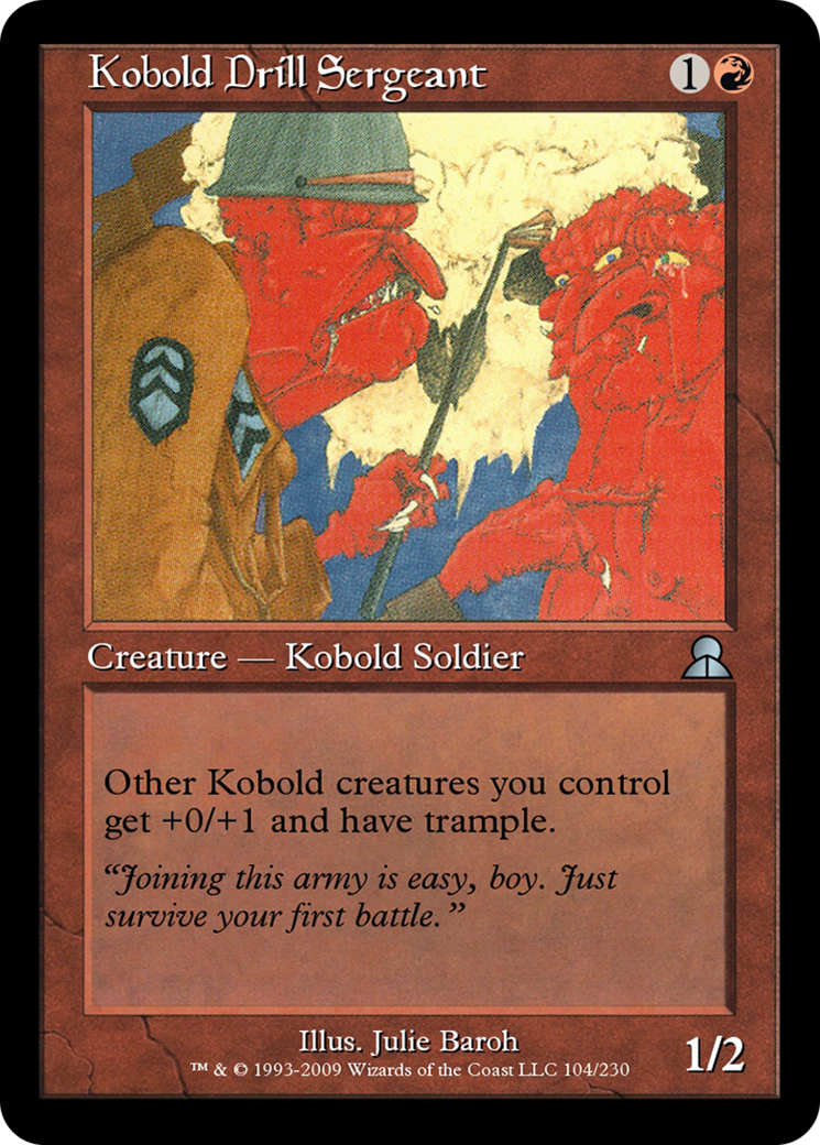 Image of Kobold Drill Sergeant (ME3-104) - Masters Edition III