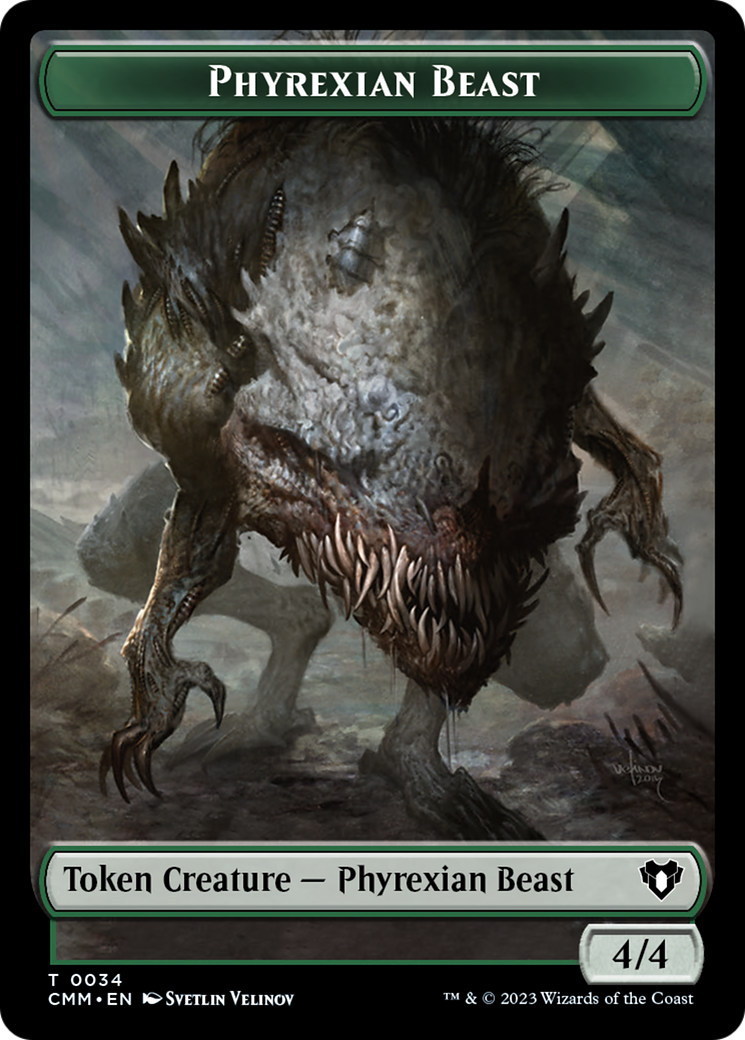 Image of Phyrexian Beast (TCMM-034) - Commander Masters Tokens