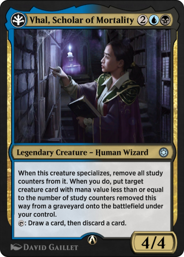 Image of Vhal, Scholar of Mortality (HBG-08B) - Alchemy Horizons: Baldur's Gate