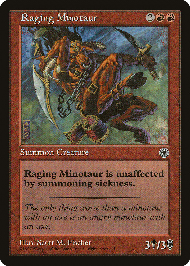 Image of Raging Minotaur (POR-) - Portal