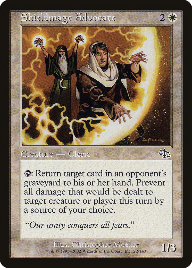 Image of Shieldmage Advocate (JUD-022) - Judgment