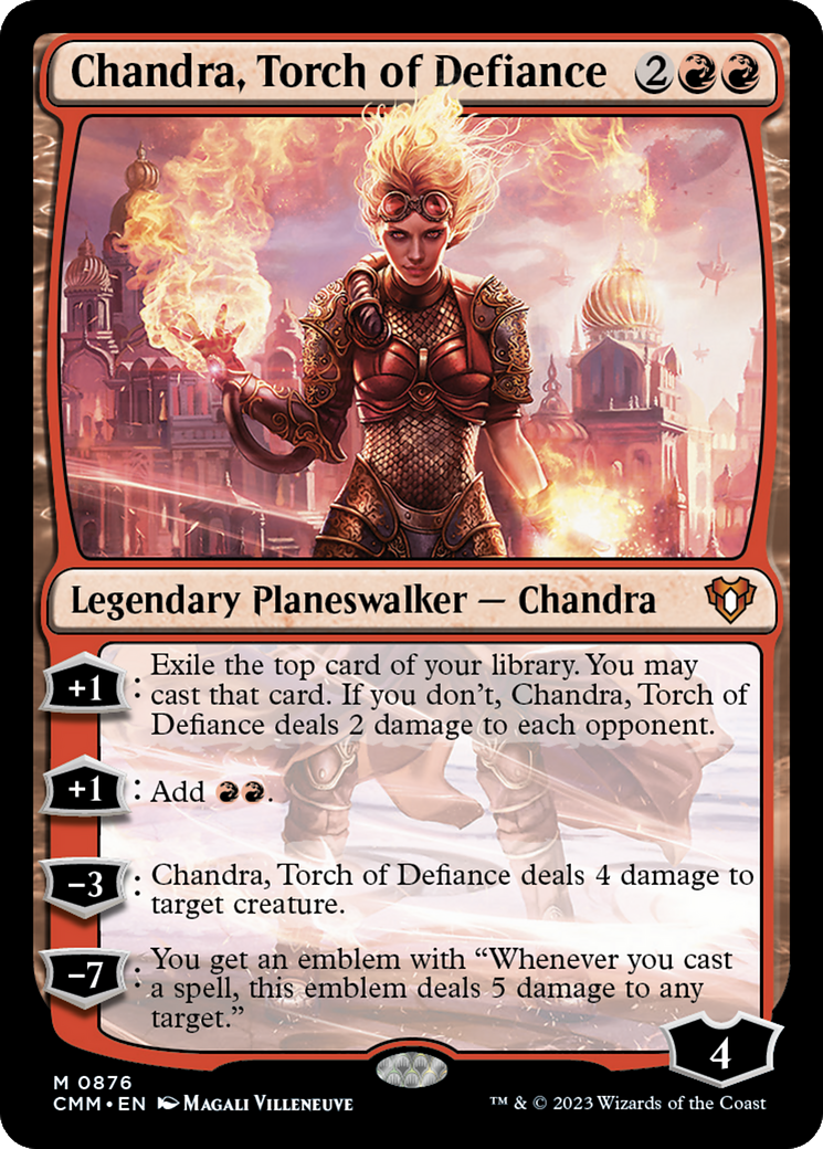 Image of Chandra, Torch of Defiance (CMM-876) - Commander Masters