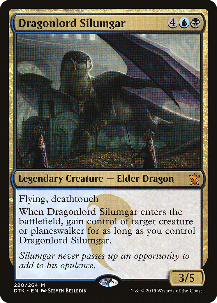 Image of Dragonlord Silumgar (DTK-220) - Dragons of Tarkir Foil