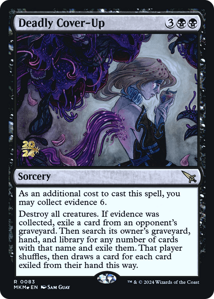 Image of Deadly Cover-Up (PRE-083) - Murders at Karlov Manor Promos Foil