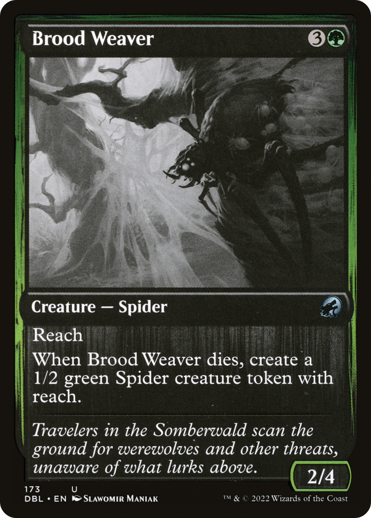 Image of Brood Weaver (DBL-173) - Innistrad: Double Feature Foil