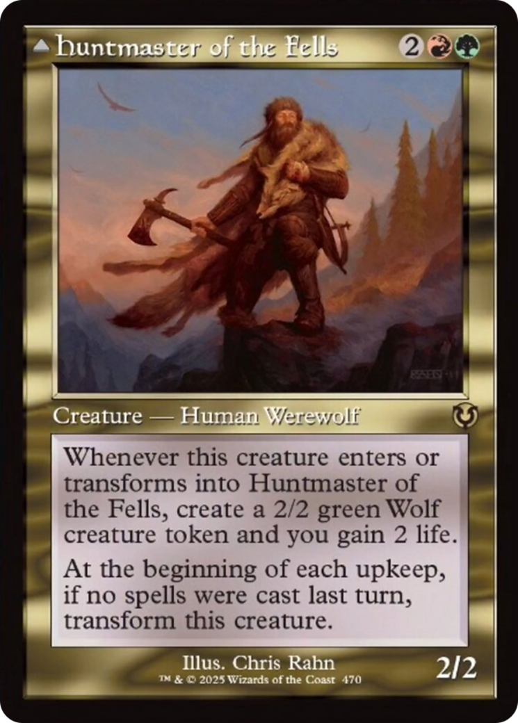 Image of Huntmaster of the Fells (Retro Frame) (INR-470) - Innistrad Remastered