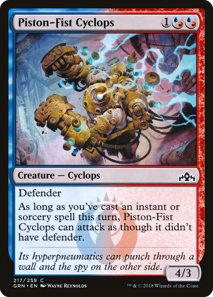 Image of Piston-Fist Cyclops (GRN-217) - Guilds of Ravnica