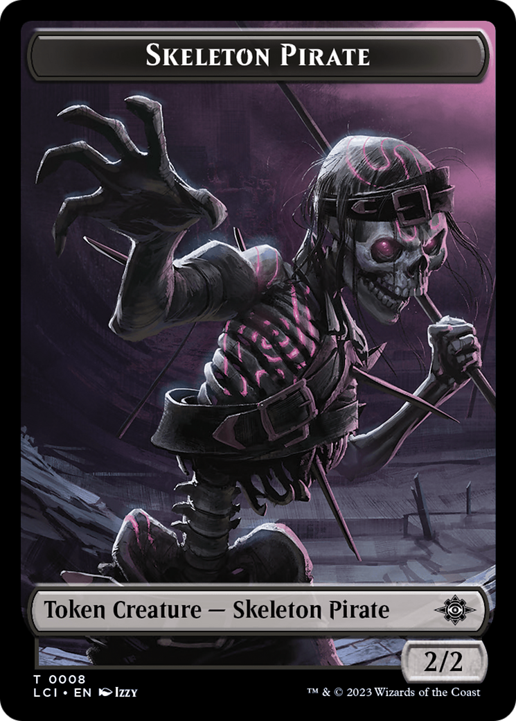 Image of Skeleton Pirate (TLCI-008) - The Lost Caverns of Ixalan Tokens