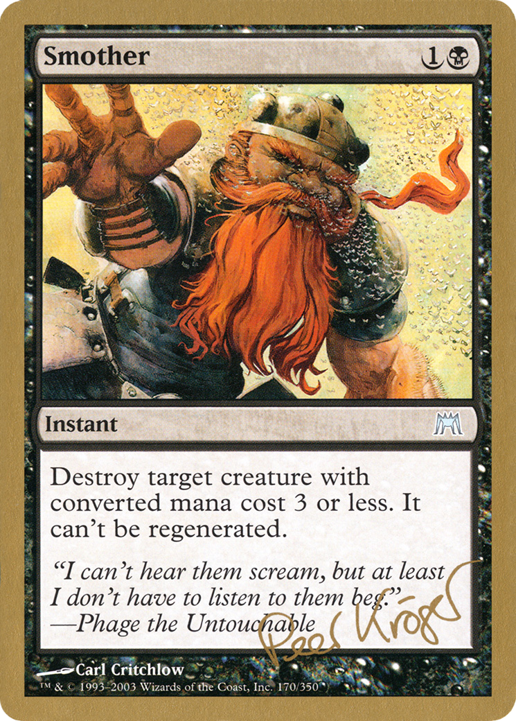 Image of Smother - 2003 Peer Kroger (ONS) (WCD-) - World Championship Decks 2003