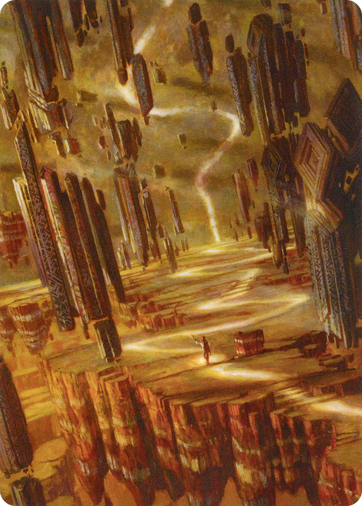 Image of Brightclimb Pathway // Brightclimb Pathway (AZNR-023) - Zendikar Rising Art Series (Borderless) Foil
