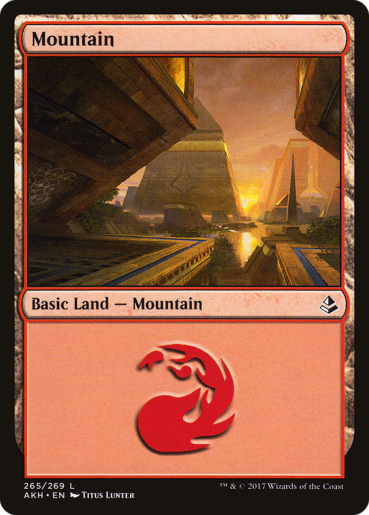Image of Mountain (265) (AKH-265) - Amonkhet Foil