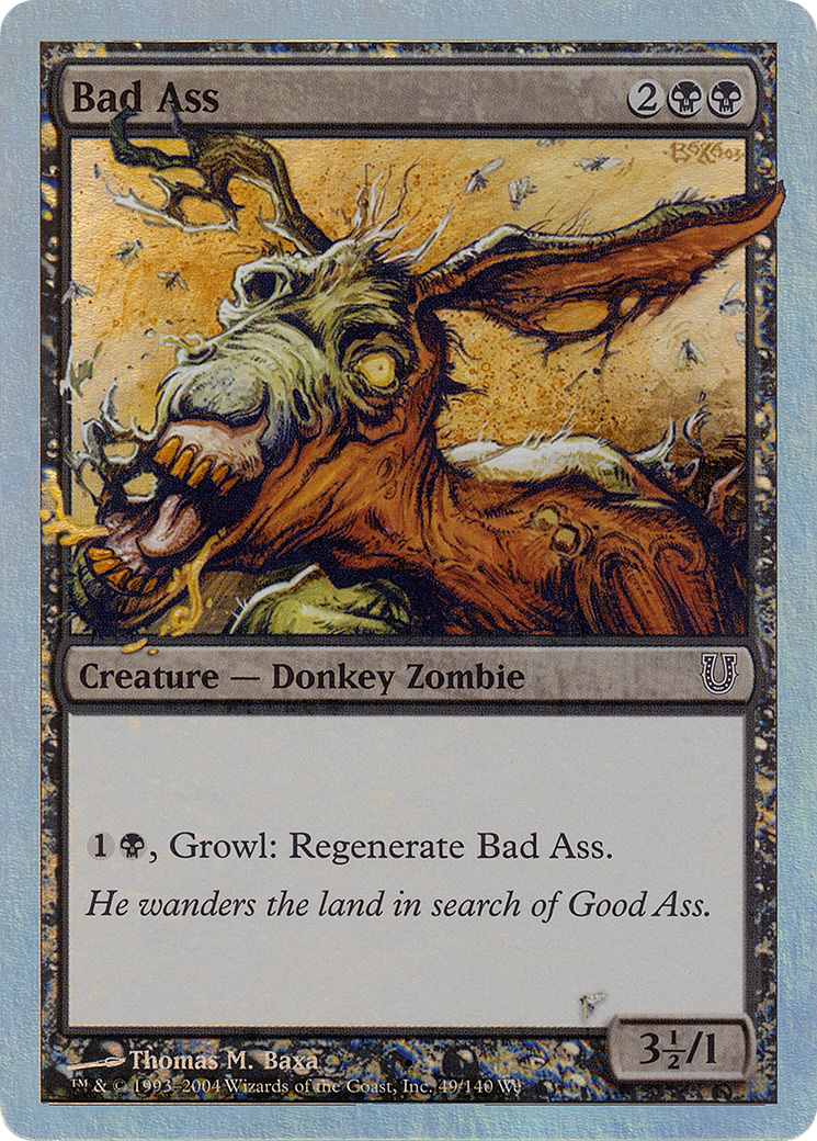 Image of Bad Ass (Alternate Foil) (UNH-049) - Unhinged Foil