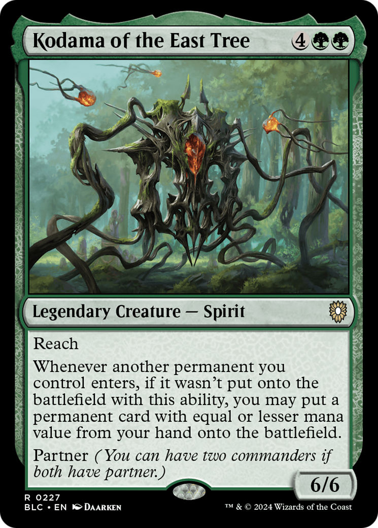 Image of Kodama of the East Tree (BLC-227) - Bloomburrow Commander