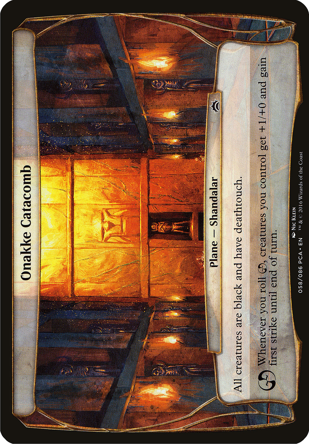 Image of Onakke Catacomb (Planechase Anthology) (OVER-) - Planechase Anthology Planes