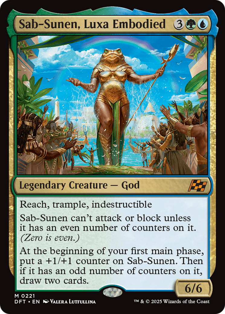 Image of Sab-Sunen, Luxa Embodied (DFT-221) - Aetherdrift Foil