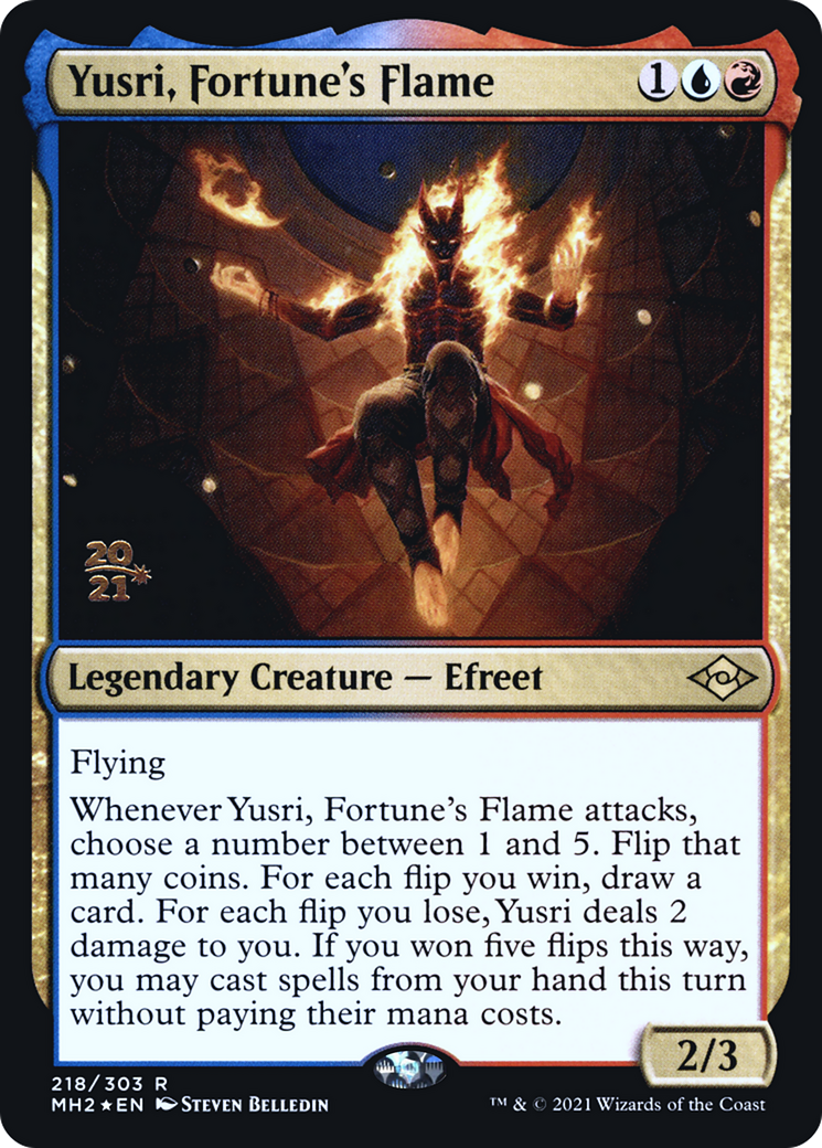 Image of Yusri, Fortune's Flame (PRE-218) - Modern Horizons 2 Promos Foil