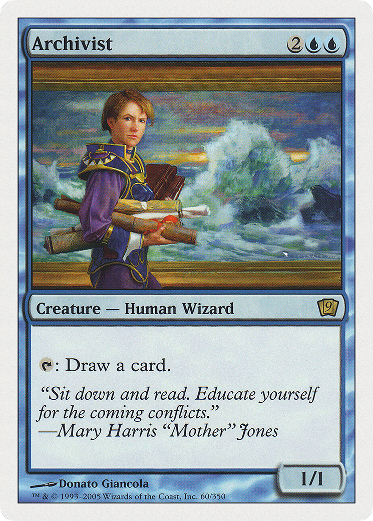 Image of Archivist (9ED-60★) - 9th Edition Foil