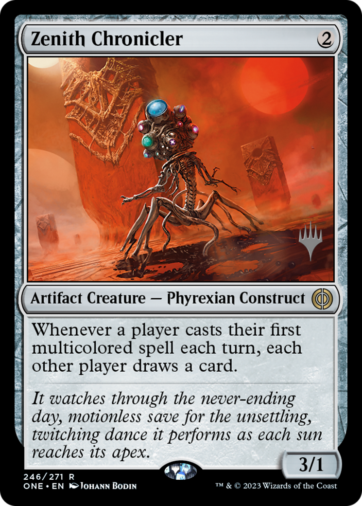 Image of Zenith Chronicler (PPONE-246) - Phyrexia: All Will Be One Promos Foil
