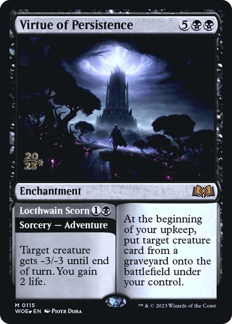Image of Virtue of Persistence (PRE-115) - Wilds of Eldraine Promos Foil