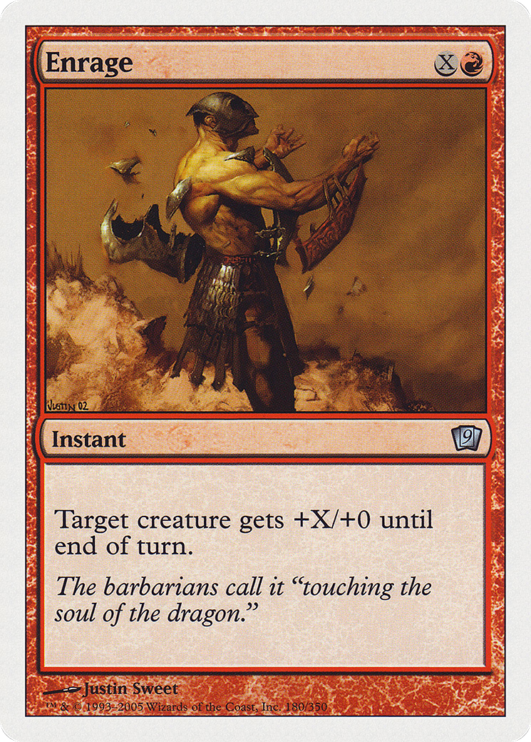 Image of Enrage (9ED-180) - 9th Edition Foil