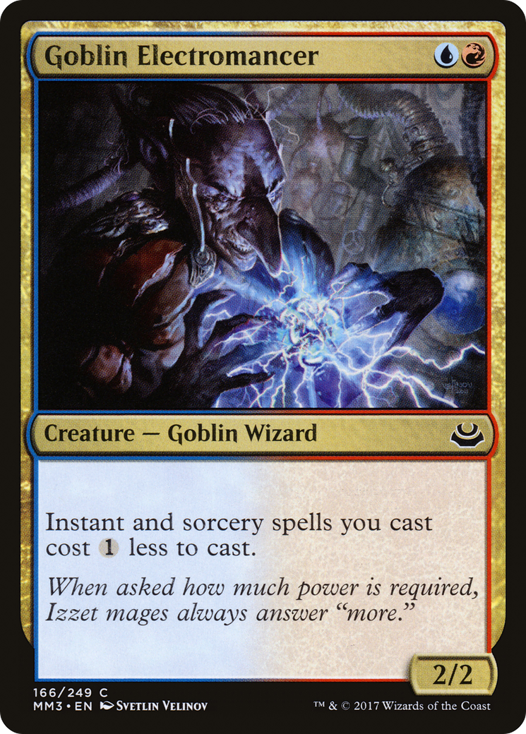 Image of Goblin Electromancer (MM3-166) - Modern Masters 2017