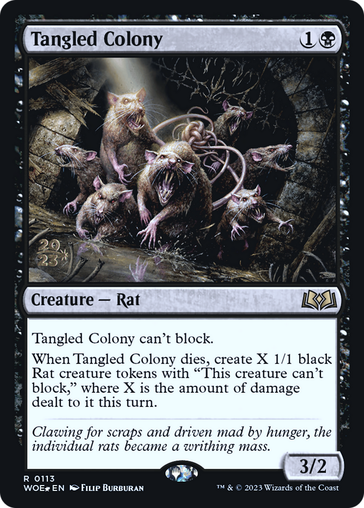 Image of Tangled Colony (PRE-113) - Wilds of Eldraine Promos Foil